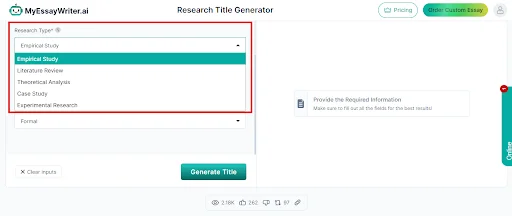 research title generator fourth image